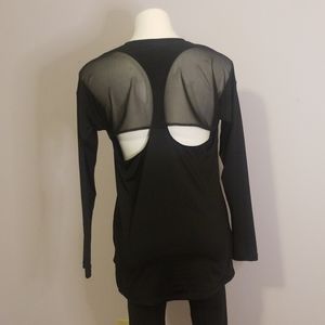 Calia by Carrie long sleeved black top (S)